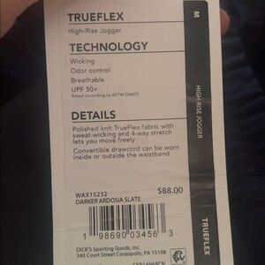 CALIA Women's High rise jogger, Black, size medium